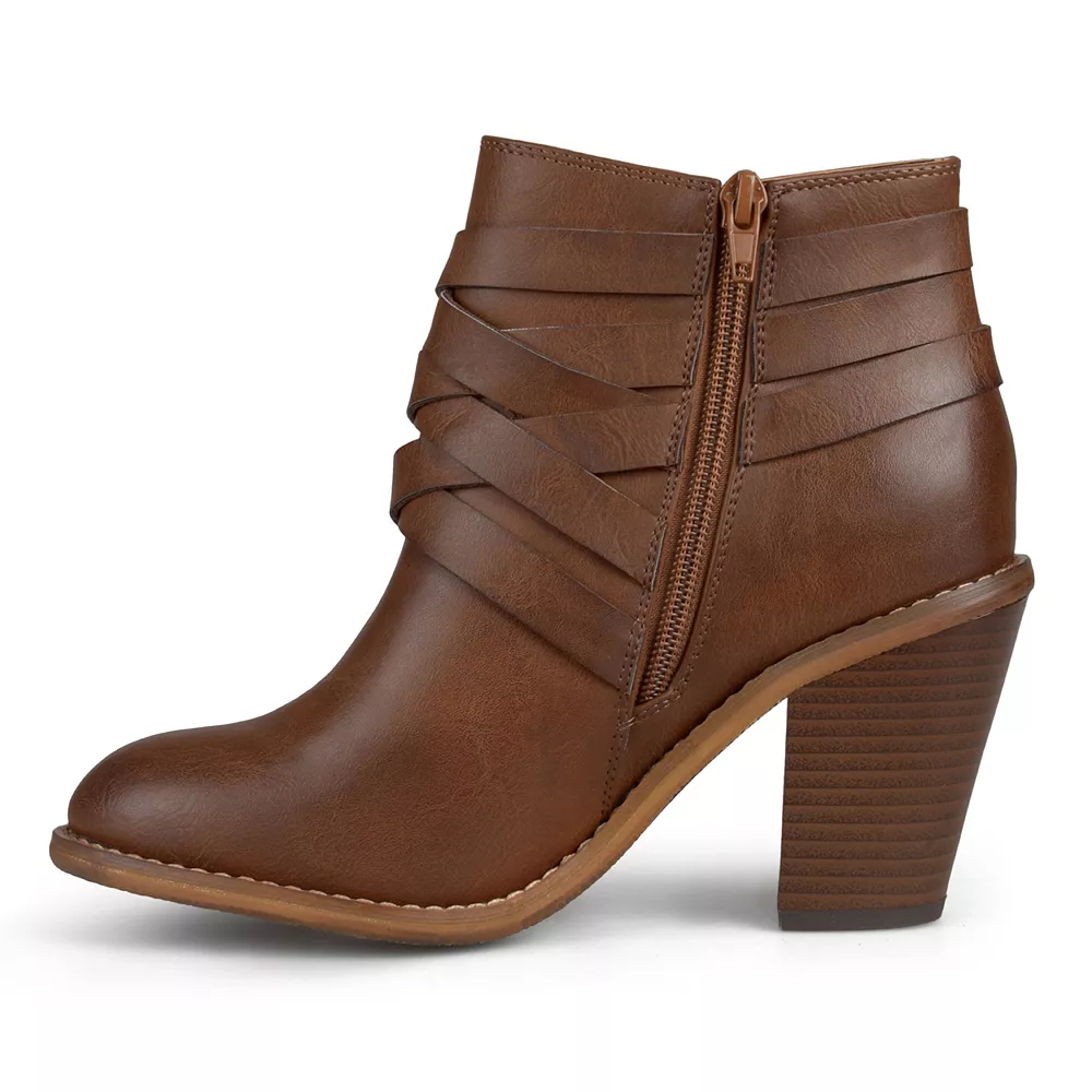 Journee Collection Strap Women's Ankle Boots 5 Journee Collection Strap Women's Ankle Boots - Image 5