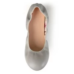 Journee Collection Lindy Women's Scrunch Ballet Flats -Fashion Shoes-Journee Collection 2522973 ALT3