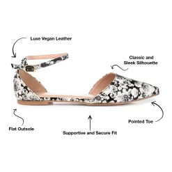 Journee Collection Reba Women's D'Orsay Flats -Fashion Shoes-Journee Collection 2737976 ALT5