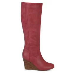 Journee Collection Langly Women's Wedge Knee High Boots -Fashion Shoes-Journee Collection 3060950 ALT2