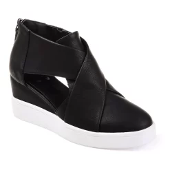 Journee Collection Journee Collection Seena Women's D'Orsay Wedge Sneakers