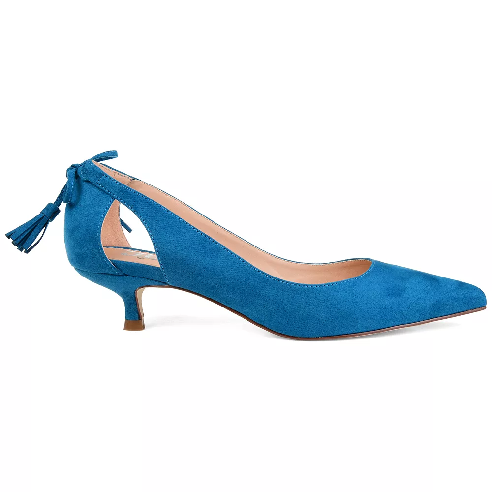 Journee Collection Bindi Women's Tassel Pointed Toe Pumps 3 Journee Collection Bindi Women's Tassel Pointed Toe Pumps - Image 3