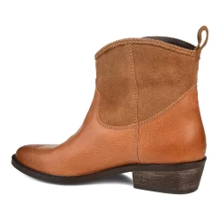 Journee Signature Carmela Women's Leather Ankle Boots 7 Journee Signature Carmela Women's Leather Ankle Boots -Fashion Shoes-Journee Collection 3869560 ALT2