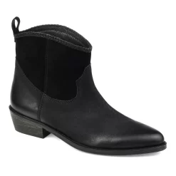 Journee Signature Carmela Women's Leather Ankle Boots