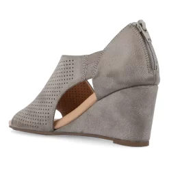 Journee Collection Aretha Women's Wedge Sandals -Fashion Shoes-Journee Collection 4148112 ALT4