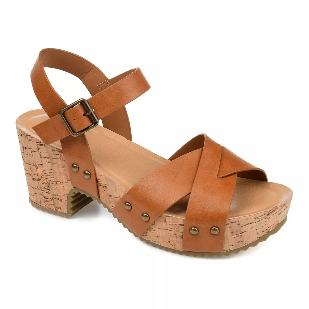 Journee Collection Valentina Women's Platform Sandals 1 Journee Collection Valentina Women's Platform Sandals