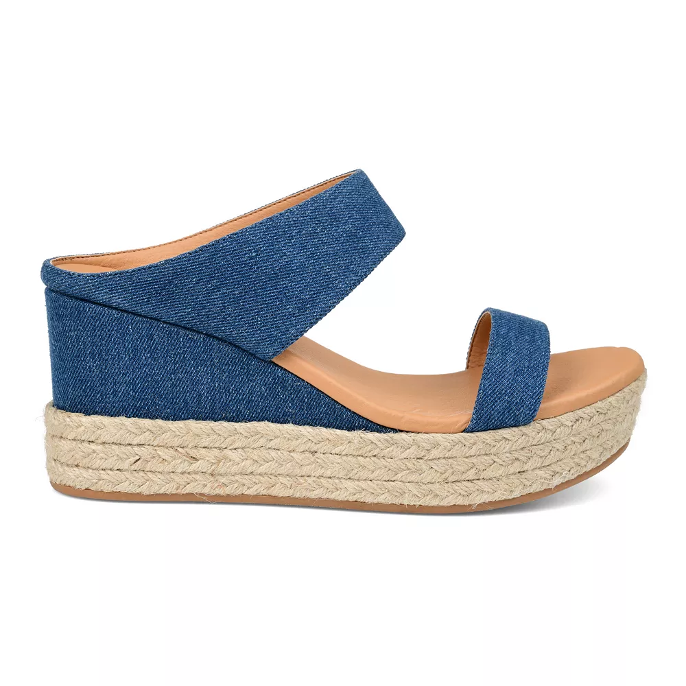 Journee Collection Alissa Women's Wedge Sandals 2 Journee Collection Alissa Women's Wedge Sandals - Image 2
