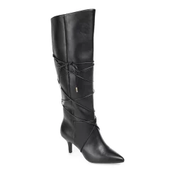Journee Collection Kaavia Women's Bow-Detail Knee High Boots