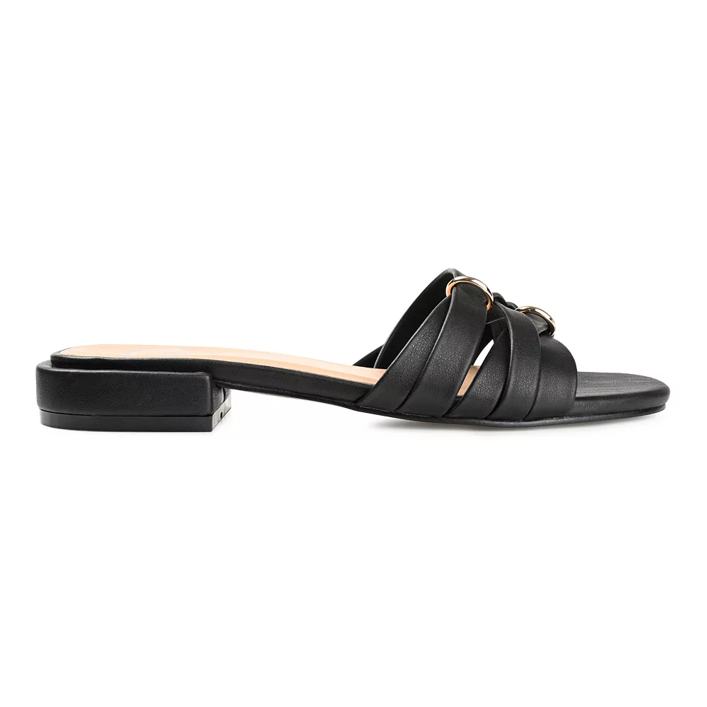 Journee Collection Avrry Women's Slide Sandals 2 Journee Collection Avrry Women's Slide Sandals - Image 2