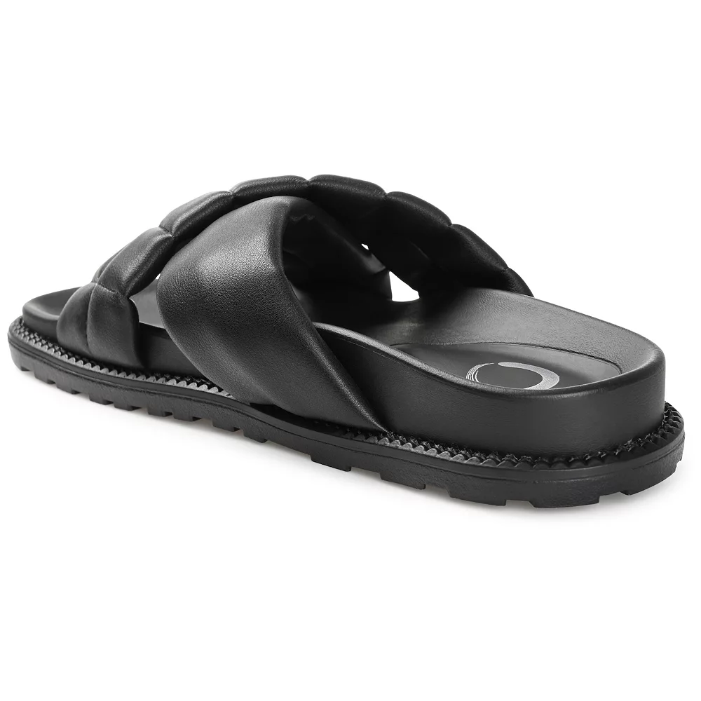 Journee Collection Aveena Women's Slide Sandals 5 Journee Collection Aveena Women's Slide Sandals - Image 5