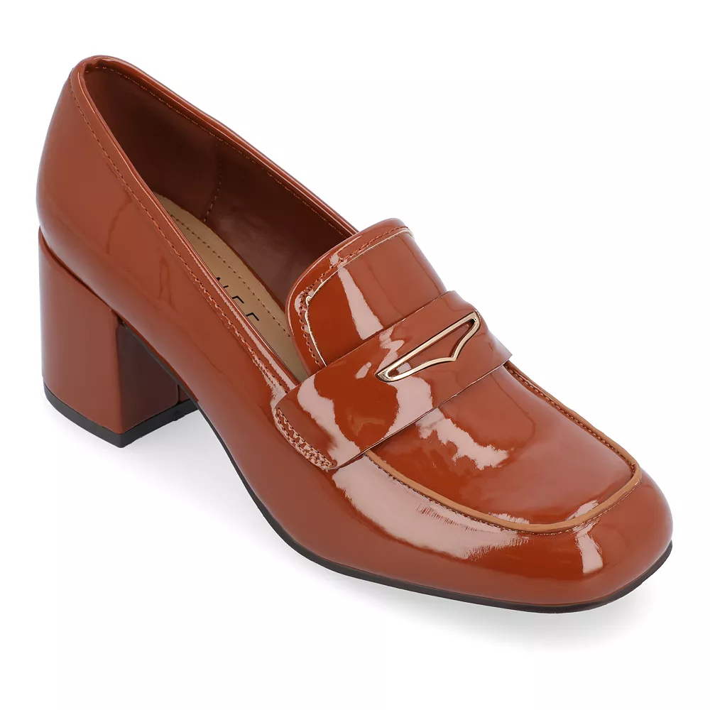 Journee Collection Tru Comfort Foam™ Liyla Women's Heeled Loafers 1 Journee Collection Tru Comfort Foam™ Liyla Women's Heeled Loafers