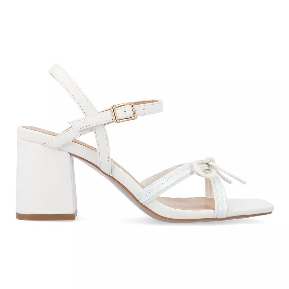 Journee Collection Issmia Women's Block Heel Dress Sandals 2 Journee Collection Issmia Women's Block Heel Dress Sandals - Image 2