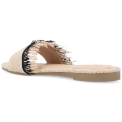 Journee Collection Koreene Women's Fringed Slide Sandals -Fashion Shoes-Journee Collection 6193728 ALT2