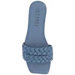 Journee Collection Sawyerr Women's Braided Slide Sandals -Fashion Shoes-Journee Collection 6208230 ALT3