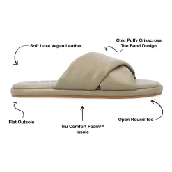 Journee Collection Addilynn Women's Crisscross Slide Sandal -Fashion Shoes-Journee Collection 6217404 ALT5