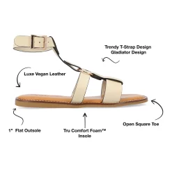 Journee Collection Eleanora Tru Comfort Foam™ Women's Gladiator Sandals -Fashion Shoes-Journee Collection 6228010 ALT5
